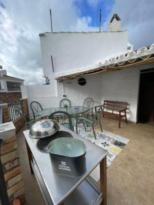 Balkón nebo terasa v ubytování La Churrera casa rural