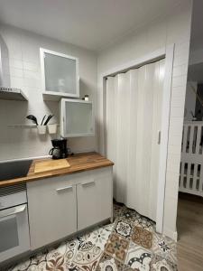 Kuchyň nebo kuchyňský kout v ubytování La Churrera casa rural