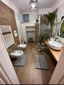 Koupelna v ubytování Villa Ardigò - Camera o Appartamento