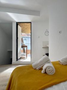 Postel nebo postele na pokoji v ubytování La Churrera casa rural
