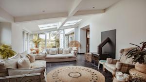 Istumisnurk majutusasutuses Tyddyn Llwydyn