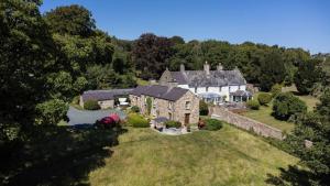 an aerial view of a large house at 5 Bodafon Country Estate in Penrhos-Lligwy