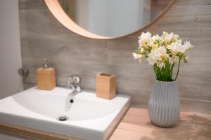 Łazienka w obiekcie AtHome Toruń Apartamenty
