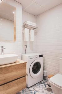 Koupelna v ubytování Precioso apartamento en primera línea de playa III