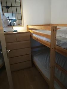 Katil atau katil-katil dalam bilik di APPARTEMENT HOURTIN PLAGE ET PORT