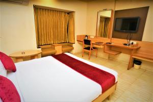 Postel nebo postele na pokoji v ubytování New Hotel Europa Inn