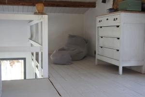 Ένα ή περισσότερα κρεβάτια σε δωμάτιο στο Loft immerso nel verde +32 φωτογραφίες