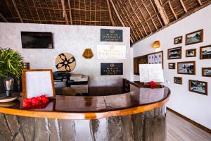 TV a/nebo společenská místnost v ubytování White Paradise Zanzibar