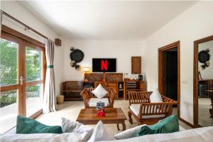 TV a/nebo společenská místnost v ubytování White Paradise Zanzibar