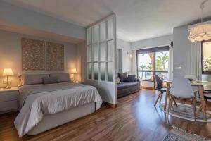 Postel nebo postele na pokoji v ubytování Encantador apartamento en primera línea de playa + 14 fotografií