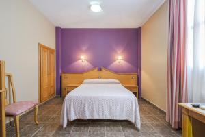Postel nebo postele na pokoji v ubytování Hostal Don Juan