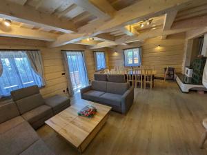 Oleskelutila majoituspaikassa Wellness Chalet Kohútka