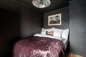 Postel nebo postele na pokoji v ubytování Modern flat in city centre