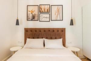מיטה או מיטות בחדר ב-Self Check-in Apartments
