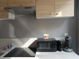 Kuchyň nebo kuchyňský kout v ubytování Au Cosy Branché