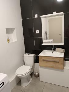 Koupelna v ubytování Au Cosy Branché