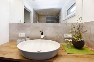 Koupelna v ubytování Ferienwohnung Saxenhammer