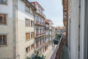 a view of an alley from a building at OX Apartments Taipas in Porto