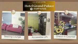 Postel nebo postele na pokoji v ubytování Hotel Grand Palace Ampang