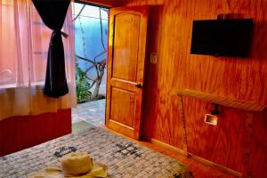 TV a/nebo společenská místnost v ubytování Hostal Michel