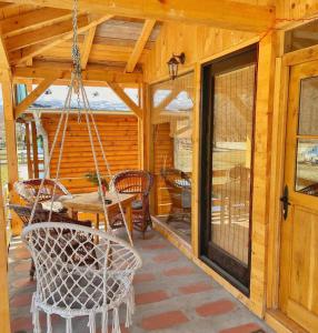 Balcony o terrace sa Seosko domacintsvo kod Cvela