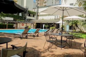 Nobile Suites Excelsior Asuncionの敷地内または近くにあるプール