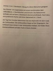 a page of a document with the words interpreter and interpreter interpreter interpreter at Alte Schmiede in der Altstadt von Sankt Goarshausen in Sankt Goarshausen
