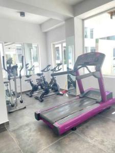 Fitness centrum a/nebo fitness zařízení v ubytování Apartamento A 800 metros de la Playa de Bayahibe