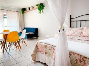 Postel nebo postele na pokoji v ubytování Studio Piratas