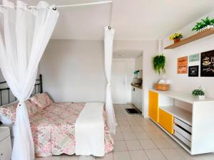 Postel nebo postele na pokoji v ubytování Studio Piratas + 4 fotografie