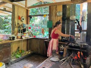 Επισκέπτες που μένουν στο Villa Medici Macarena, finca eco-turistica