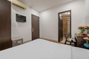TV a/nebo společenská místnost v ubytování Gold Time Hotel Da Nang