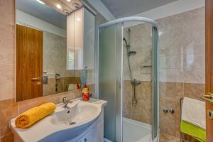 Koupelna v ubytování Pool House Klarina - Happy Rentals + 21 fotografií