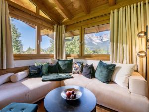 Un lugar para sentarse en Das Kaiserwohl Chalet
