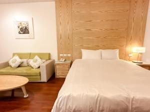 Letto o letti in una camera di Yage Hotspring House
