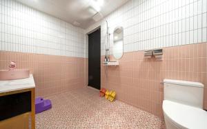 Koupelna v ubytování Jangyu Almond Kids Hotel