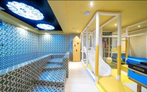 Koupelna v ubytování Jangyu Almond Kids Hotel