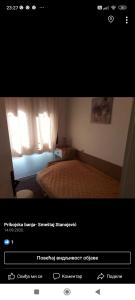 une photo d'une chambre avec un lit et une fenêtre dans l'établissement Smeštaj Stanojević, à Pribojska Banja