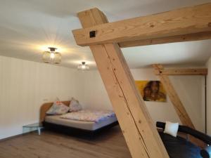 Postel nebo postele na pokoji v ubytování Salerhof