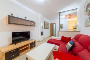 Et tv og/eller underholdning på AlmeriaSuite Beach&Sun