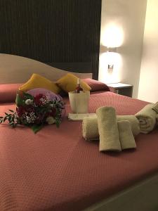 Postel nebo postele na pokoji v ubytování GIROOMS B&B