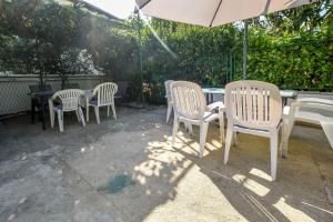 Patio nebo venkovní prostory v ubytování Apartments Luka