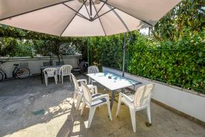 Zahrada ubytování Apartments Luka