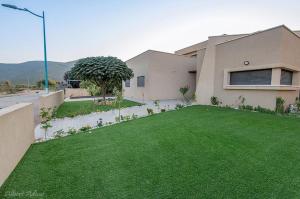 a house with a green lawn in front of it at וילת שלוות ענהאל in Sifsufa