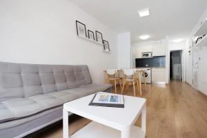 Kuchyň nebo kuchyňský kout v ubytování Apartamento Playa Morro Jable 2a