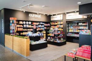 a grocery store aisle with products on display at AS Chucena in Chucena