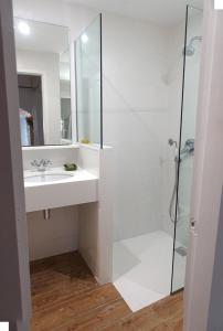 Koupelna v ubytování Apartamento Palau Cadaques