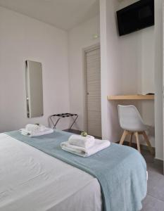 Postel nebo postele na pokoji v ubytování B&B Barù