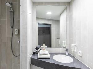 Koupelna v ubytování B&B Hotel Lübeck