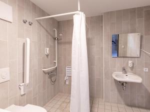 Koupelna v ubytování B&B Hotel Lübeck